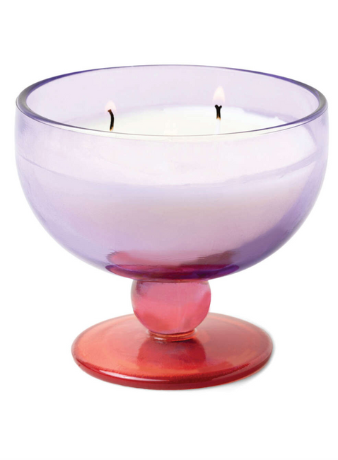 Świeca w kielichu szklana Paddywax Aura 170 g Pepper & Plum - purple / pink