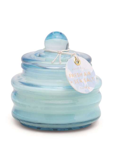 Świeca zapachowa szklana Paddywax Beam 85 g Fresh Air & Sea Salt - blue