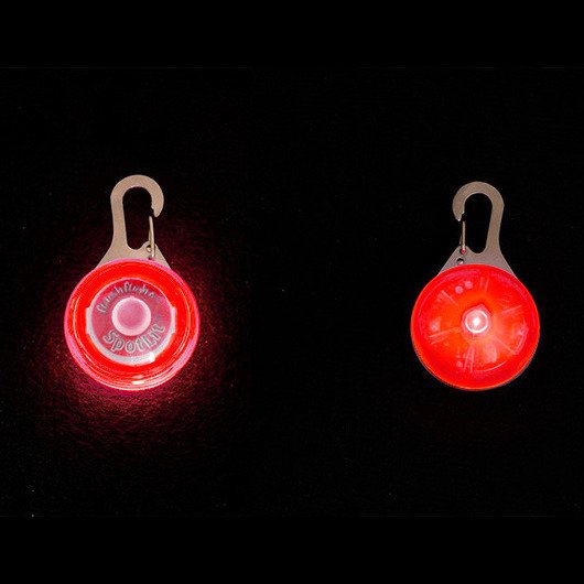 Świecący brelok SpotLit LED Carabiner Light Nite Ize - czerwony