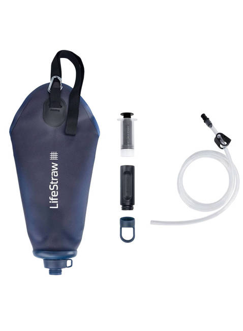 System grawitacyjny do filtracji LifeStraw Peak 3 l - dark mountain grey