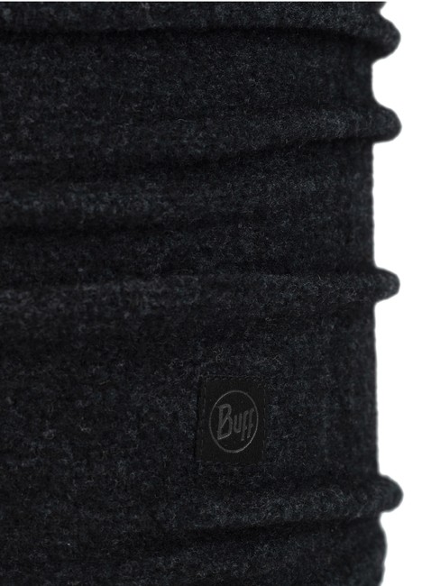 Szal komin Buff Merino Fleece Neck Warmer - solid black