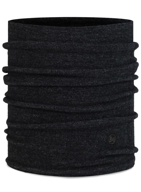 Szal komin Buff Merino Fleece Neck Warmer - solid black