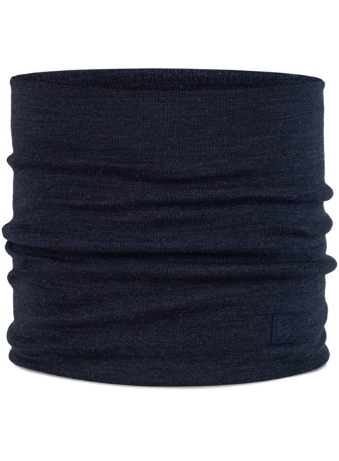 Szal komin Buff Merino Heavyweight Neck Warmer - solid indigo