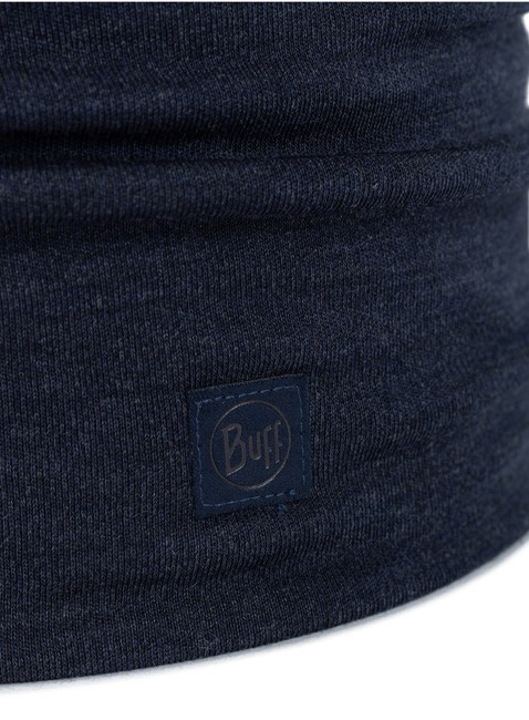 Szal komin Buff Merino Heavyweight Neck Warmer - solid indigo