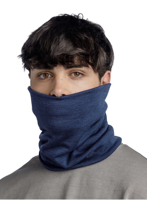 Szal komin Buff Merino Heavyweight Neck Warmer - solid night blue