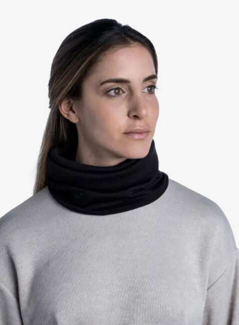 Szalik komin Buff Merino Heavyweight Neck Warmer - solid black