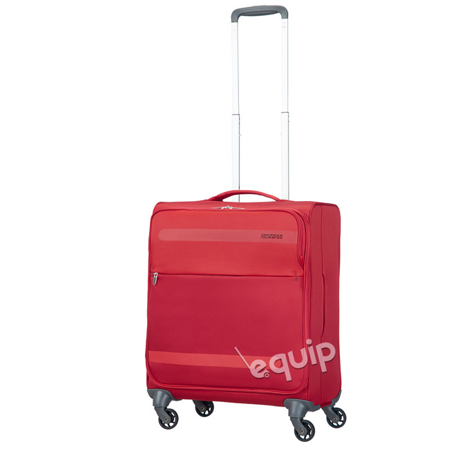 Szeroka walizka mała American Tourister Herolite - formula red