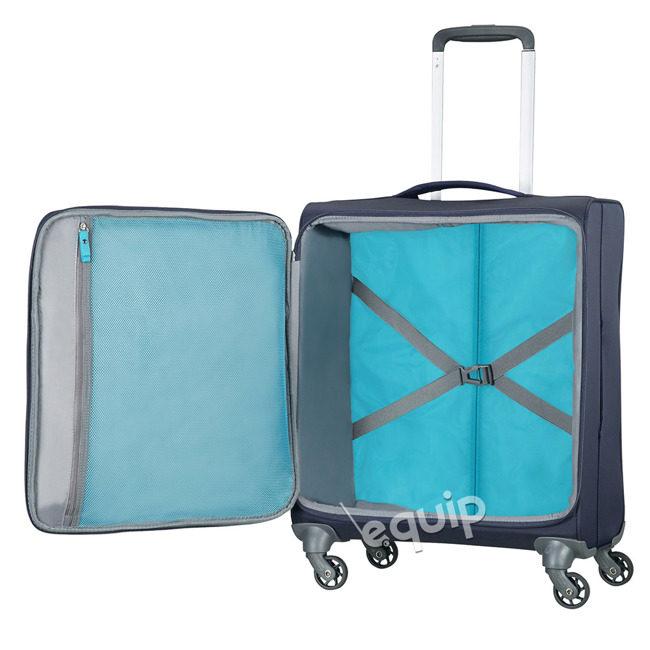 Szeroka walizka mała American Tourister Herolite - midnight blue