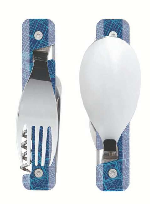 Sztućce Akinod Multifunction Cutlery 13H25 - downtown blue