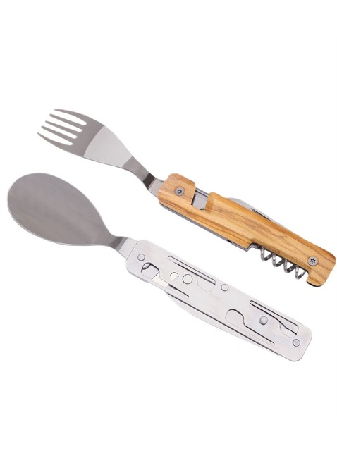 Sztućce Akinod Multifunction Cutlery 13H25 - olive wood