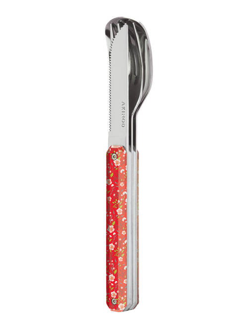 Sztućce magnetyczne Akinod Straight Cutlery 12H34 - helianthemum red