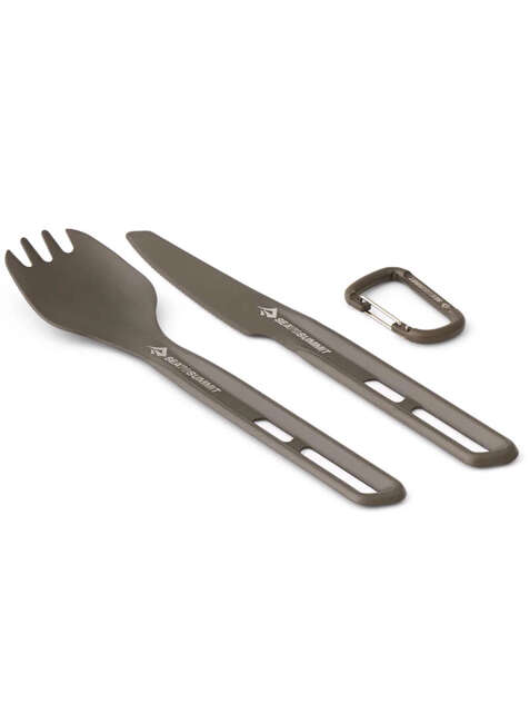 Sztućce turystyczne Sea to Summit Frontier UL Spork & Knife Set - aluminum