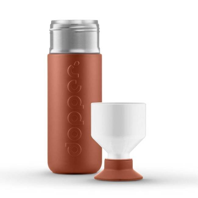 Termiczna eko-butelka na wodę 580 ml Dopper Insulated - terracotta tide