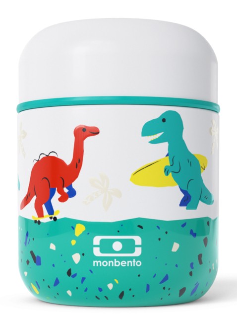 Termiczny lunchbox Monbento MB Capsule 280 ml - blue / dino