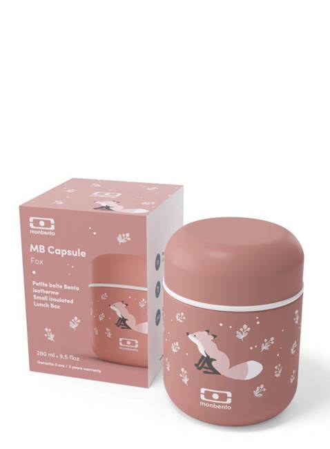 Termiczny lunchbox Monbento MB Capsule 280 ml - cinnamon fox