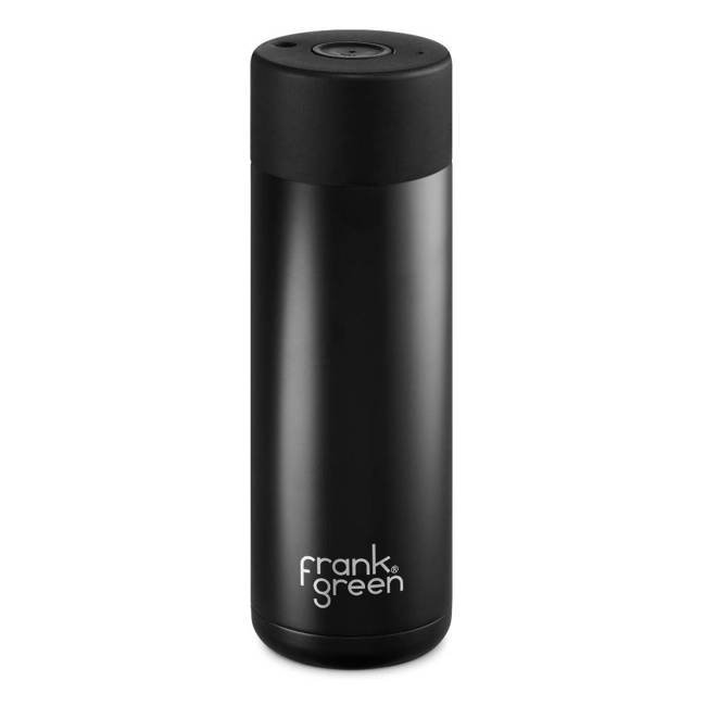 Termos / butelka termiczna z ceramiczną powłoką Frank Green 595 ml - black