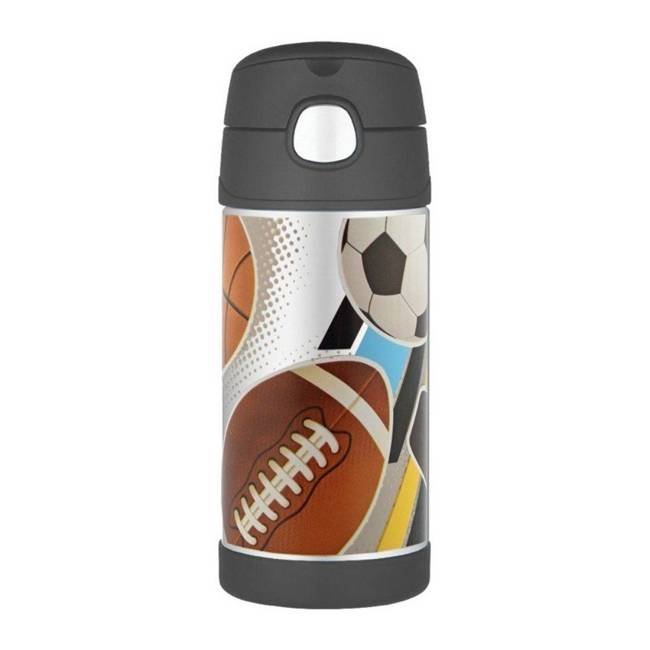 Termos dziecięcy na napoje ze słomką Thermos FUNtainer 355 ml  - sports