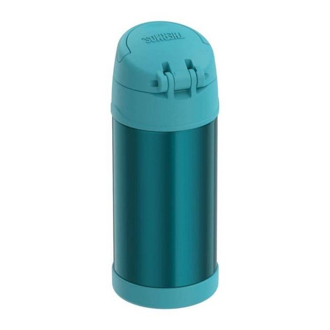 Termos dziecięcy na napoje ze słomką Thermos FUNtainer 355 ml  - turquoise