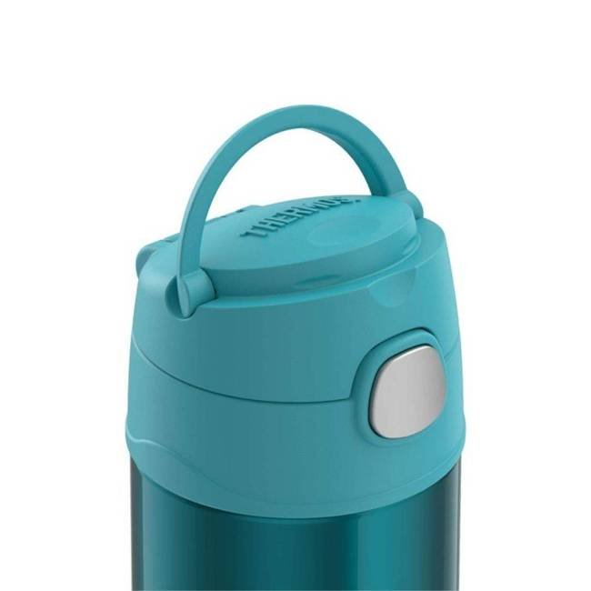 Termos dziecięcy na napoje ze słomką Thermos FUNtainer 355 ml  - turquoise