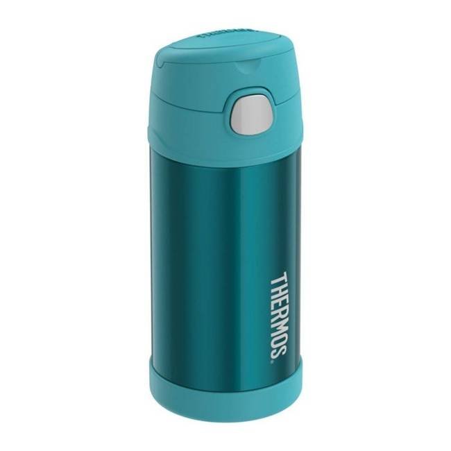 Termos dziecięcy na napoje ze słomką Thermos FUNtainer 355 ml  - turquoise