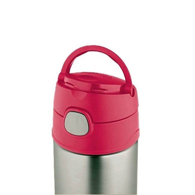 Termos dziecięcy ze słomką Thermos FUNtainer 355 ml - pink