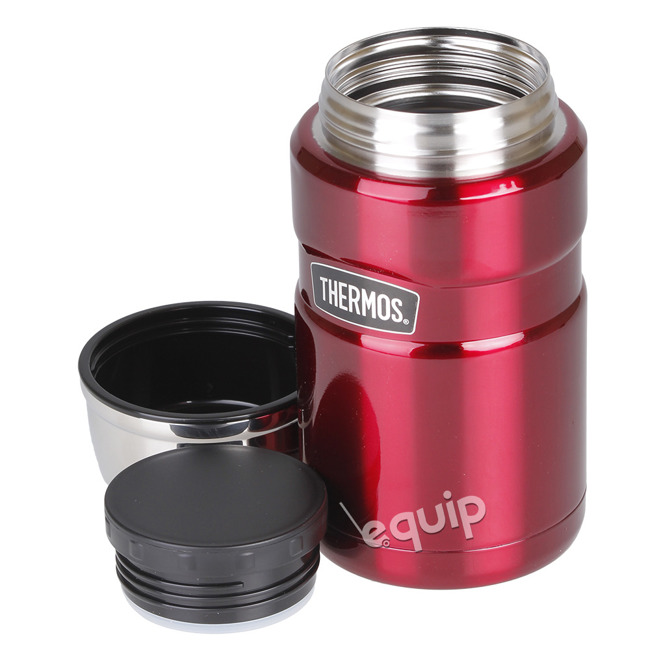 Termos na jedzenie z łyżką Thermos Stainless King 710 ml - red