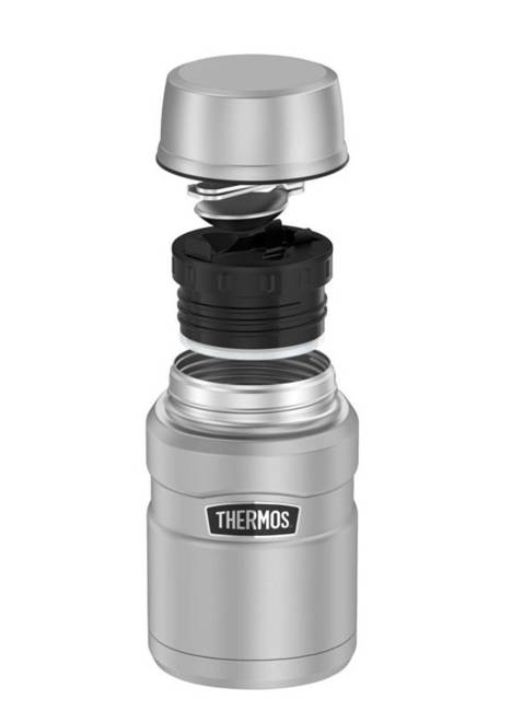 Termos na jedzenie z łyżką Thermos Stainless King™ 0,71 l  - army green