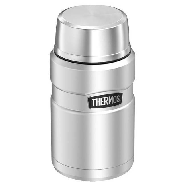 Termos na jedzenie z łyżką Thermos Stainless King™ 0,71 l - matte stainless steel