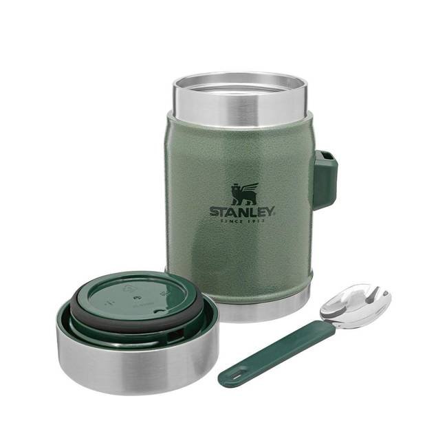 Termos na jedzenie ze sporkiem Legendary Classic 0,4 l Stanley - hammertone green