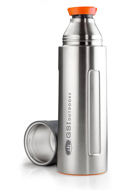 Termos na napoje GSI Outdoors Glacier Stainless Vacuum Bottle 1 l - brushed