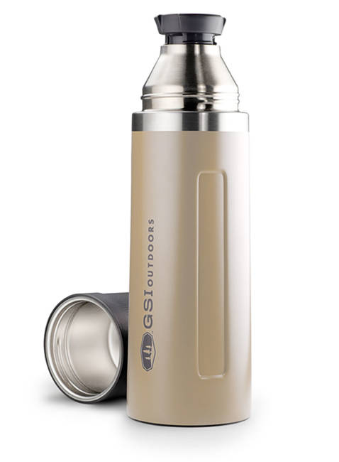 Termos na zupę GSI Outdoors Glacier Stainless Vacuum Bottle 1 l - sand
