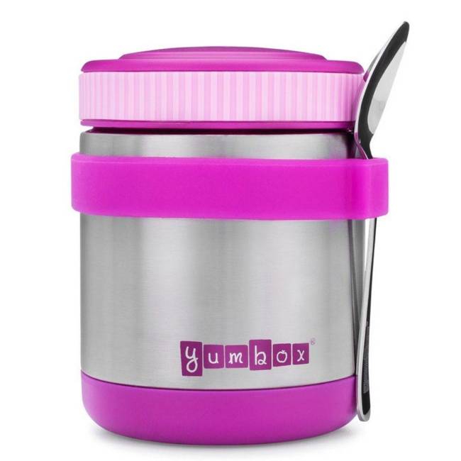 Termos na zupę z łyżeczką Yumbox Zuppa - purple