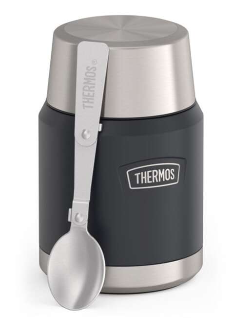 Termos obiadowy z łyżką Thermos Icon™ Food Jar 0,47 l - granite