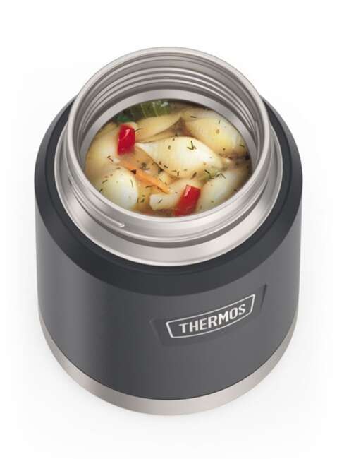 Termos obiadowy z łyżką Thermos Icon™ Food Jar 0,47 l - granite