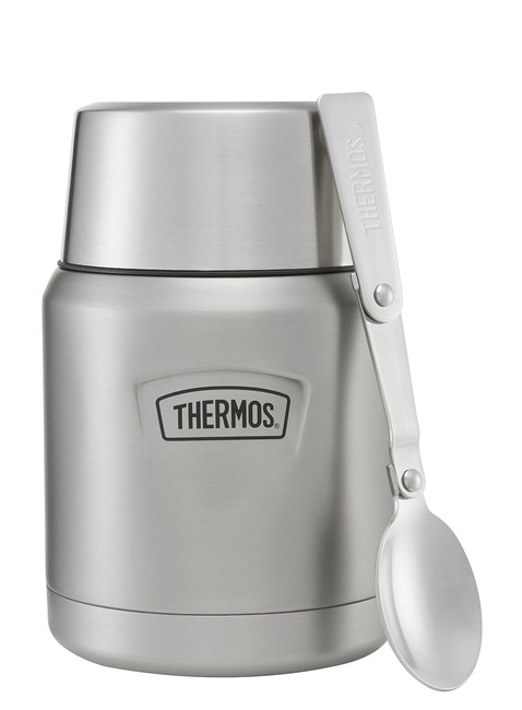 Termos obiadowy z łyżką Thermos Icon™ Food Jar 0,47 l - matte stainless steel