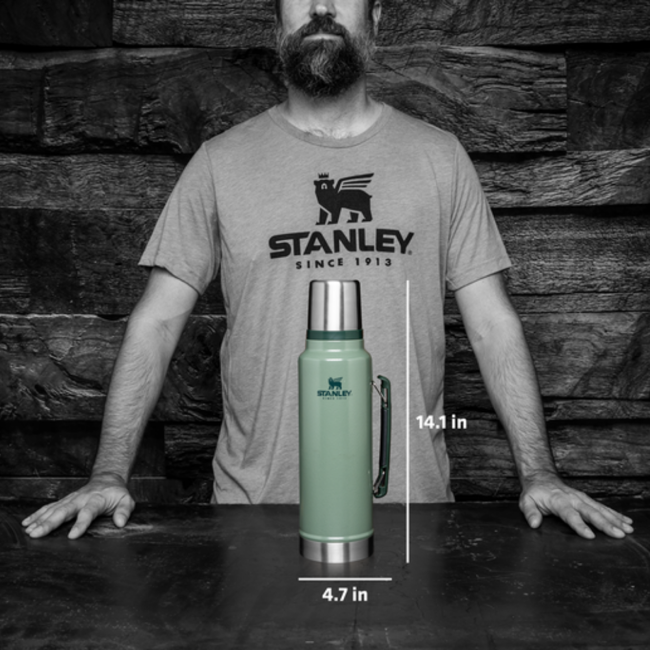 Termos stalowy Stanley Legendary Classic 1,4 l - hammertone green