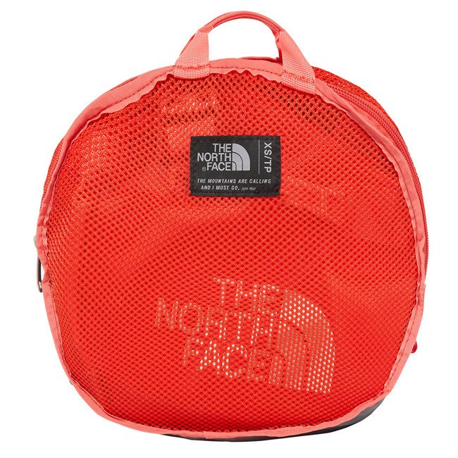 The North Face mała torba miejska Base Camp Duffel XS NE juicy red/spicy coral