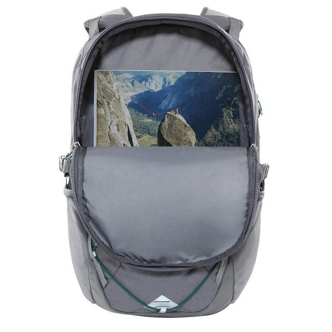 The North Face plecak miejski Borealis - zinc grey dark heather / evergreen