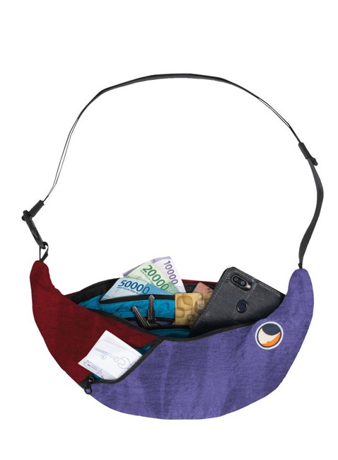 Torba Ticket To The Moon Sling Bag - purple / burgundy