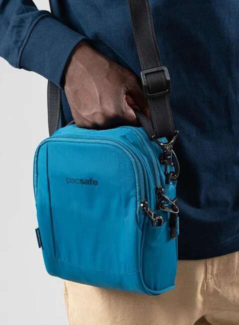 Torba antykradzieżowa Pacsafe Metrosafe LS100 Crossbody - tidal teal