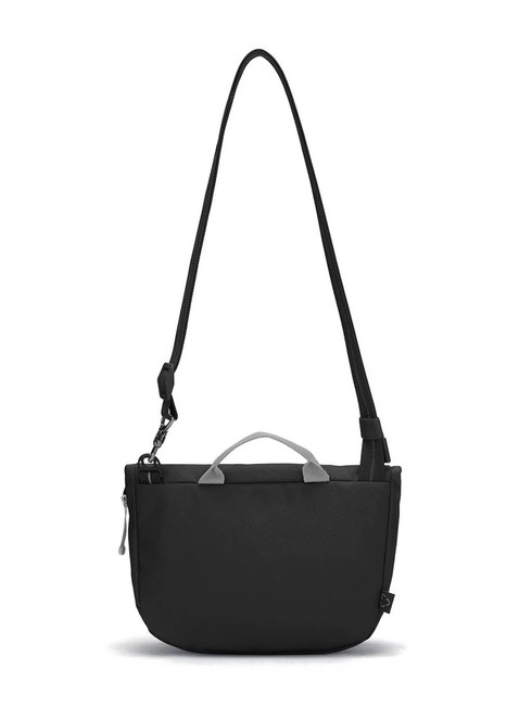 Torba antykradzieżowa z klapą Pacsafe GO Saddle Crossbody - jet black