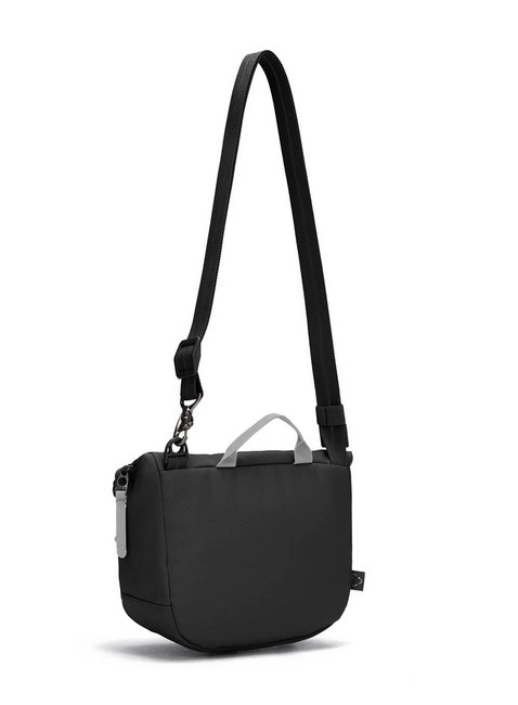 Torba antykradzieżowa z klapą Pacsafe GO Saddle Crossbody - jet black