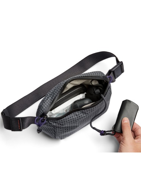 Torba biodrowa Bellroy Lite Belt Bag 1,8 l - arcade gray