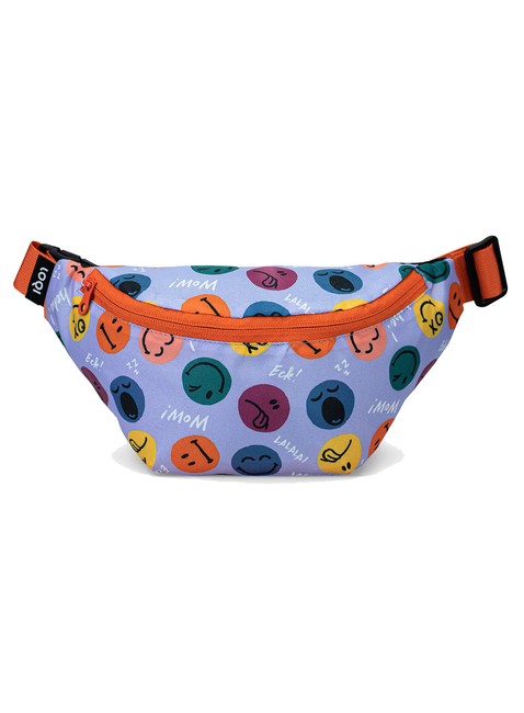 Torba biodrowa unisex LOQI  Smiley - boys and girls