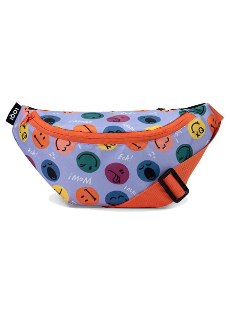 Torba biodrowa unisex LOQI  Smiley - boys and girls