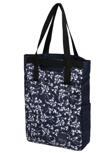 Torba damska z funkcją plecaka Jack Wolfskin Ebental - leaves night blue