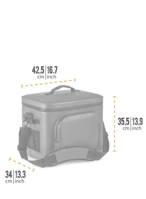 Torba izolowana Petromax Cooler Bag 22 l - dark grey