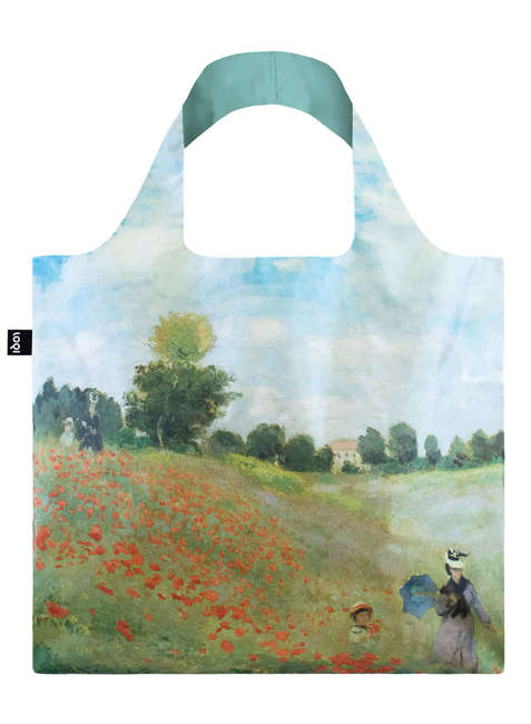 Torba miejska składana Loqi Ada Claude Monet - Wild Poppies