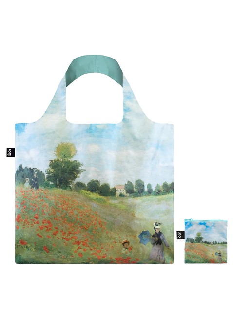 Torba miejska składana Loqi Ada Claude Monet - Wild Poppies