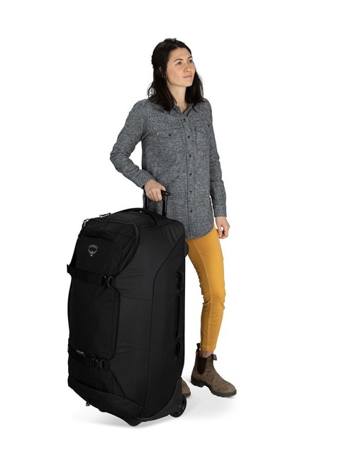 Torba na kółkach Osprey Sojourn Shuttle Wheeled Duffel 130 - black